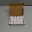 Homemory Timer Tea Lights Candles Battery Operated, 6H Timer Built-in, Auto On Daily, Flameless LED Tealight Votives for Table Centerpieces, Lantern, Holiday Decor, Warm Lamp, No Remote, 12-Pack (Warm White Glow, White Base)