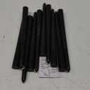 KONNI 0.8710 Inch Black Taper Candles, Unscented and Smokeless Tall Candlesticks, 10 Pack Halloween Taper Candles with Cotton Wicks, Long Burning, Ideal for Weddings, Dinner Parties, and Home Dcor