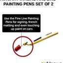 KINGART Fine Line Painting Pen Set of 2 Sizes