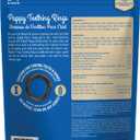 2 x N-Bone Puppy Teething Rings Peanut Butter Flavor Dog Treat, 6 Count Bag, 7.2-oz (EXP 10/18/27)