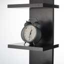 7 Tier Wall Shelf Unit - Lack Floating Shelf, Compact Display Floating Shelves, Vertical Column Wall Decor Mount Floating Storage Organizer Tall Tower Shelves for Bedrooms, Living Rooms,Black