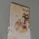 3 Pcs Beary First 1st Birthday Decorations Tablecloths, Brown Teddy Bear One Year Old Large Size Table Cloths Rectangular Plastic Tablecloth 54 x 108 Inch