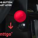 Car One-Touch Start Button with Push-to-Start Rocker Lever, Engine Start/Stop Joystick, Funny Car Ignition Button Cover Decorations Cool Car Accessories (Red)