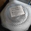 W10196406 and W10196405 Chrome Stove Burner Drip Pan Set for Whirlpool Amana Maytag Magic-Chef Kenmore Electric Range with Locking Slot, Includes 2 6-Inch and 2 8-Inch Drip Bowls and  MP21YA Electric Stove Burners Replacement,Upgraded TOP-HEATER 234000 8" Electric Range Burner Element Unit Set For Whirlpool KitchenAid Norge,Fit MP22YA Range Stove Burner Top Surface Element, Pack of 4