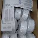 45 Pieces 3D Night LED Light Lamp Base, Light Base Holder with Remote Control and USB Cable Adjustable 16 Colors 4 Modes for Room Bedroom Living Room Bar Shop Restaurant Office(Black and White)