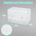 Insulin Vial Storage Box Holder for Fridge, 8 Slots Diabetic Insulin Vial Case Organizer Protector for Travel Fits 5ML-15ML Insulin Injection Vials (White)