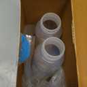 Dr. Brown's Milestones Narrow Sippy Straw Bottle, Spill-Proof with 100% Silicone Handles and Weighted Straw, 8 oz/250 mL, Blue/Gray, 6m+