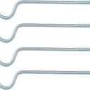 Curtain Rod Support ZZLZX 4PCS 2-1/2 Inch Curtain Single Rod Support Bracket, Curtain Rod Support Bracket, Curtain Rod Holder