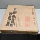 Hansong Large Vanity Mirror Makeup with Lights, Hollywood Lighted Mirror with 3 Color Lighting Modes for Tabletop Mirror and Wall Mounted, 15pcs Dimmable Bulbs, USB Outlet and Smart Touch Control (White-4658)