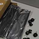 47.2'' Long Under Bed Storage on Wheels, 57.6L Large Capacity Rolling Under the Bed Storage Containers, Tool-Free Assembly Foldable Underbed Shoes Clothes Toy Drawers