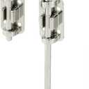 Prime-Line U 9847 Patio Sliding Door Loop Lock  Increase Home Security, Install Additional Child-Safe Security, 2-1/8 In. Hardened Steel Bar with Diecast Base, Chrome Plated (Single Pack)
