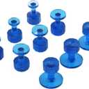 For Car Dent Repair Pull Glue Tabs, 9 PCS, Hail Dent Removal Tools, Paintless Dent Removal, Body Sheet Metal Dent Repair Suction Cups