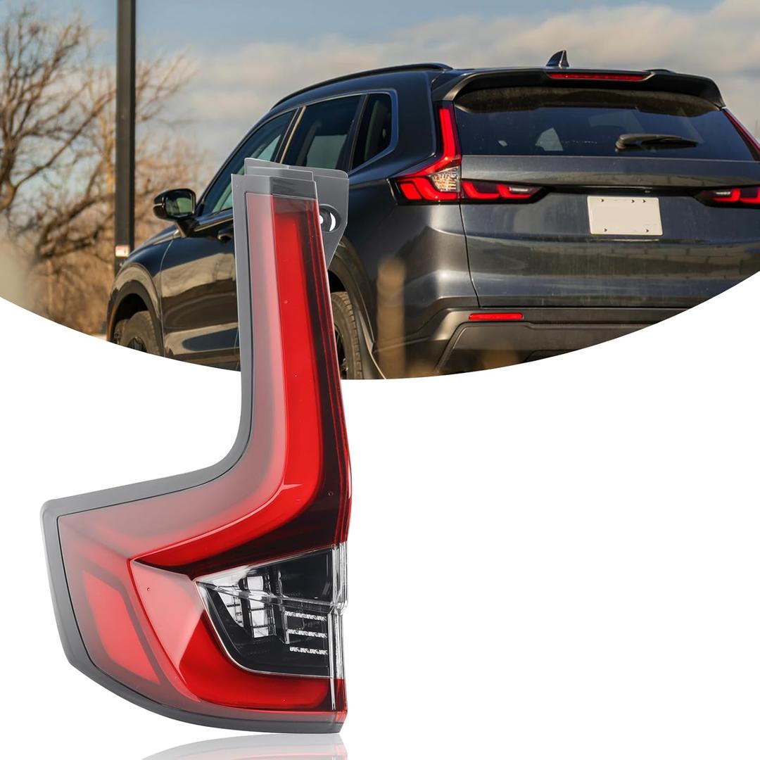 LED Tail Light Assembly Compatible With 2023 2024 Honda CRV Rear Lamp Driver Side Replacement HO2804127 335503A0A01