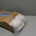 Cozy Bliss Faux Fur Throw Blanket for Couch, Fuzzy Soft Plush Thick Bubble Blanket for Sofa Bedroom Living Room, 50 * 60 Inches Cream White