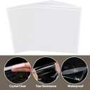 150 Pcs 12 x 12 Inch Clear Cellophane Plastic Bags Self Adhesive Cello Bag Scrapbook Paper Cardstock Organizer Clear Resealable Sleeves for Art Cloth Invitation Card Photo Record Party Favor Gift