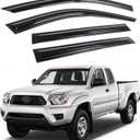 IG Window Visors Fit for 2005-2015 Toyota Tacoma Access Cab, Out-Channel Rain Guards Vent Wind Deflectors 4PC, Truck Accessories for 05-15 Tacoma (Extended Cab Only)