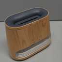 SALKING 2-in-1 Ultrasonic Essential Oil Diffuser & Himalayan Salt Lamp, Aromatherapy Diffuser Cool Mist Humidifier with Auto Off Function, 100% Pure Himalayan Pink Salt Rock, 150ml (Wooden Grain)