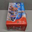 Kids Toys for 3 4 5 6 Years Old Boys, 29.5'' Large City Action Toddler Playset with Lights Sounds, Police & Fire Station Transform Track Toy with 4 Cars, Helicopter, Walkie-Talkie, Gifts for Boy Girl