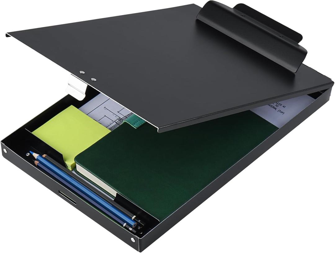 Aluminum Clipboard with Storage