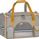 18x11x11 Inches Cat Carrier Fits Pets Up to 16 lbs, Anti-Collapse Design, Multiple Storage Pockets, Cat Carrier Soft Ideal for Medium Cats, Puppy, Rabbits and Other Small Animals