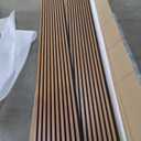 Art3d 2-Pack 108" x 12" Acoustic Wood Panels for Wall, Soundproof Wood Slat Panel for Wall and Ceiling, 3D Fluted Sound Absorbing Paneling for Interior Wall Decor, Living Room, Bedroom - Teak