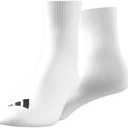 adidas mens Half Crew Solid Socks (12.5-15, White)