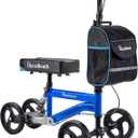 Economy Knee Scooter, Steerable Knee Walker, Foldable Knee Scooters for Foot Injuries Adult Best Crutches Alternative (Blue)