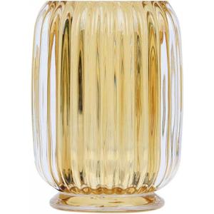 Gaolinci Clear Tumbler Cup Makeup Brush Toothbrush Holder for Bathroom, Vanity, Countertop, Desk and Bedside Table (Amber)