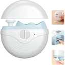 3 Speeds Strong Power Automatic Nails Trimmer,Electric Smart Nail Clippers for Adults Seniors,2 in 1 Automatic Nail Trimmer,Rechargeable Toenail Clippers with Polisher,Light,Nail Debris Storage