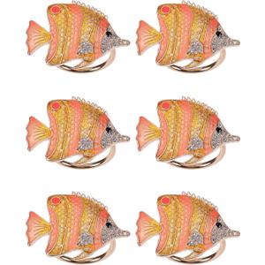 Beautiful Ocean Fish Napkin Ring, Animal Napkin Ring Decorate Your Table to Create an Impressive Banquet for You (6)