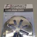 Danco 4 OD Snap-In Drain Strainer for 3 Pipes, Stainless Steel, 89160