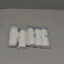 TECHSHARE Biodegradable 100 Count 6 Gallon Trash Bags, Compostable, Non-Toxic, Odorless, Leakproof, Strong and Durable, Suitable for Kitchen, Bedroom, Living Room, Bathroom, Office (White)