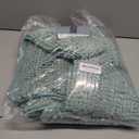 Turquoize Bathroom Runner Rug Extra Long Chenille Area Rug Non-Slip Bath Room Rug Shag Shower Mat Blue Rugs Kitchen Rugs Washable Bath Mats for Bathroom 59 x 20 inches, Duck Eggshell Blue