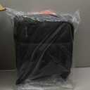 Hanke Underseat Carry On Luggage with Wheels, Spinner Small Suitcase, 16-Inch Rolling Under Seat Luggage, Softside Lightweight Carry On Bag for Airplane TSA Travel Personal Item, Black