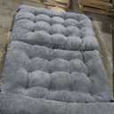 MAXYOYO Folding Sofa Bed, Convertible Sleeper Chair with Pillow Foldable Mattress with Back Support, Portable Fold Out Chair Bed Comfy Floor Sofa Lounge for Living Room Bedroom, Dark Grey, Single 