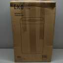 EKO Mirage-T 50 Liter / 13.2 Gallon Touchless Rectangular Motion Sensor Trash Can, Brushed Stainless Steel Finish