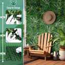 Grooy 20"X20" Grass Wall, 12PCS Boxwood Panels UV-Protected Faux Grass Backdrop Wall,Greenery Privacy Hedge Screen for Outdoor Garden Patio, Indoor Party Balcony Fence Decor