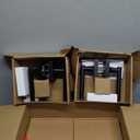 Asidrama 8 Pack Black Privacy Door Handles, Door Lever with Door Knobs Indoor for Bedroom or Bathroom, Heavy Duty Door Handles Interior with Locks for Left Right Sided Doors