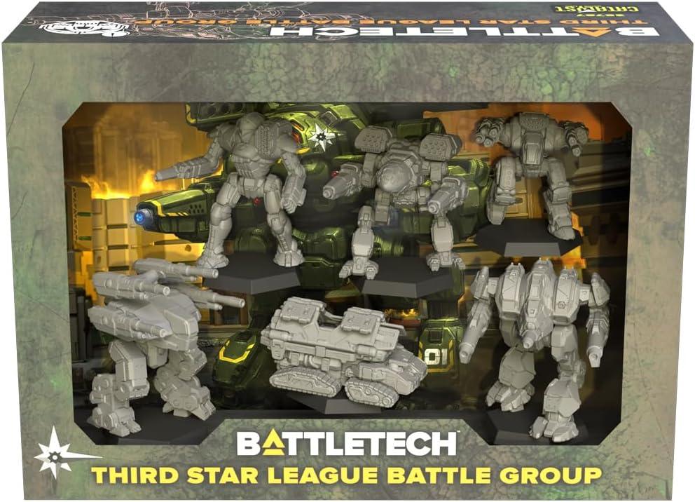 BattleTech Third Succession War Battle Group ForcePack  Iconic Era Mechs, Detailed Miniatures, Pilot & Alpha Strike Cards for Expanding Strategic Tabletop Warfare
