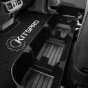 KitsPro Rear Truck Underseat Storage Box, Fit 2017-2026 Ford F-250 F-350 Super Duty and 2015-2026 Ford F-150 SuperCrew Crew Cab Heavy Duty Rear Under Back Seat Box Organizer, Anti Slip