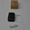 SUPVAN T50M Pro Bluetooth Label Maker Machine with Tape, Wide Waterproof Label, Versatile App with 40 Fonts and 650+ Icons, Inkless Labeler for Home, Kitchen, School, Office Organization, Black