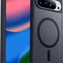 SPIDERCASE Designed for Google Pixel 10 Pro XL Case, [Compatible with Magsafe] Translucent Matte Shockproof Anti-Fingerprint Slim Phone Case for Pixel 10 Pro XL,Black