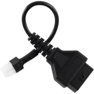 16 pin OBD2 Adapter to 4-pin Square Digital Wrench Connector Compatible with Polaris FST Classic Snowmobile