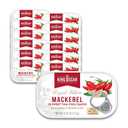King Oscar Mackerel in Sweet Thai Chili Sauce, 4.05 Ounce Can (Pack of 12), Skinless & Boneless, Wild Caught Canned Mackerel Best By 12/04/2028