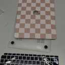 12.1 13 13.3 14 15 15.4 15.6 in Laptop Sticker Skin Decal, Cute Netbook Skins for Notebook PC, Universal Vinyl Laptop Decor Cover, Waterproof Art Protector I Milk Tea Brown Checkered