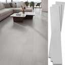 INMOZATA 36-Pack Peel and Stick Floor Tile Vinyl Flooring (Ash Gray), 54 Sq.Ft