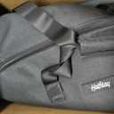 Halfday Convertible 2-in-1 Garment Duffel Weekender Bag 45L: Wrinkle-Free Travel (Hanging Suit Compartment, Shoe Pockets, Trolley Sleeve), Durable & Water-Resistant Carry-on, Shadow