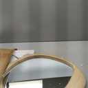 AAZZKANG Large Wall Mirror with Irregular Wood Framed 24"x16" Decorative Asymmetrical Hanging Mirrors for Bathroom Bedroom Living Room Entryway