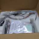 23'' 6-Light Wood Farmhouse Chandelier for Dining Room Vintage Rustic Oak Brown Pendant Light Fixtures Globe Hanging Ceiling Lighting for Hallway Entryway Foyer Kitchen Living Room Bedroom (Ord Red Brown)