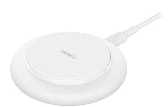 Belkin BoostCharge 15W Magnetic Qi2 Wireless Charging Pad (White)